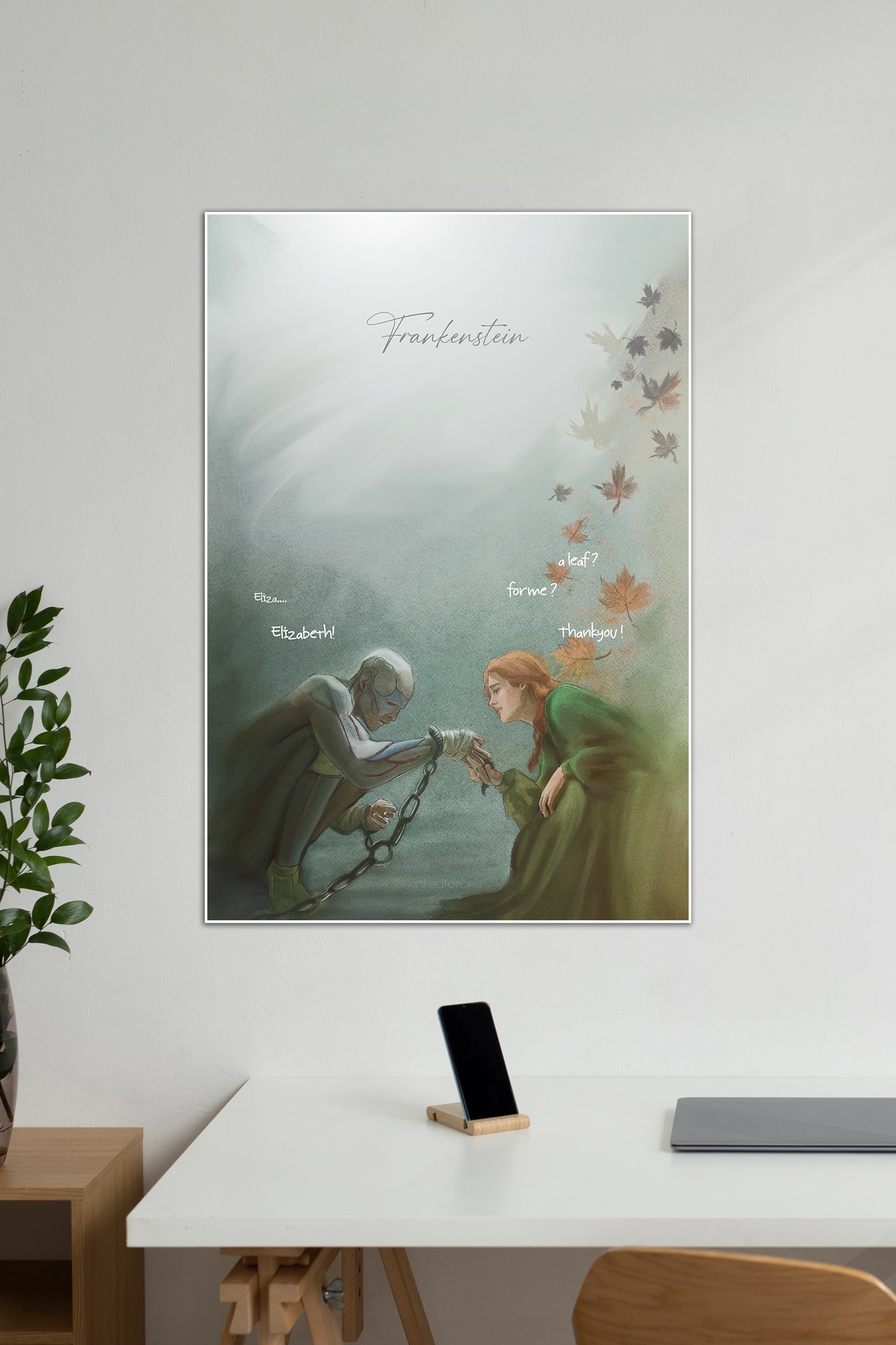 A leaf | Frankenstein Art Poster | Movie Poster
