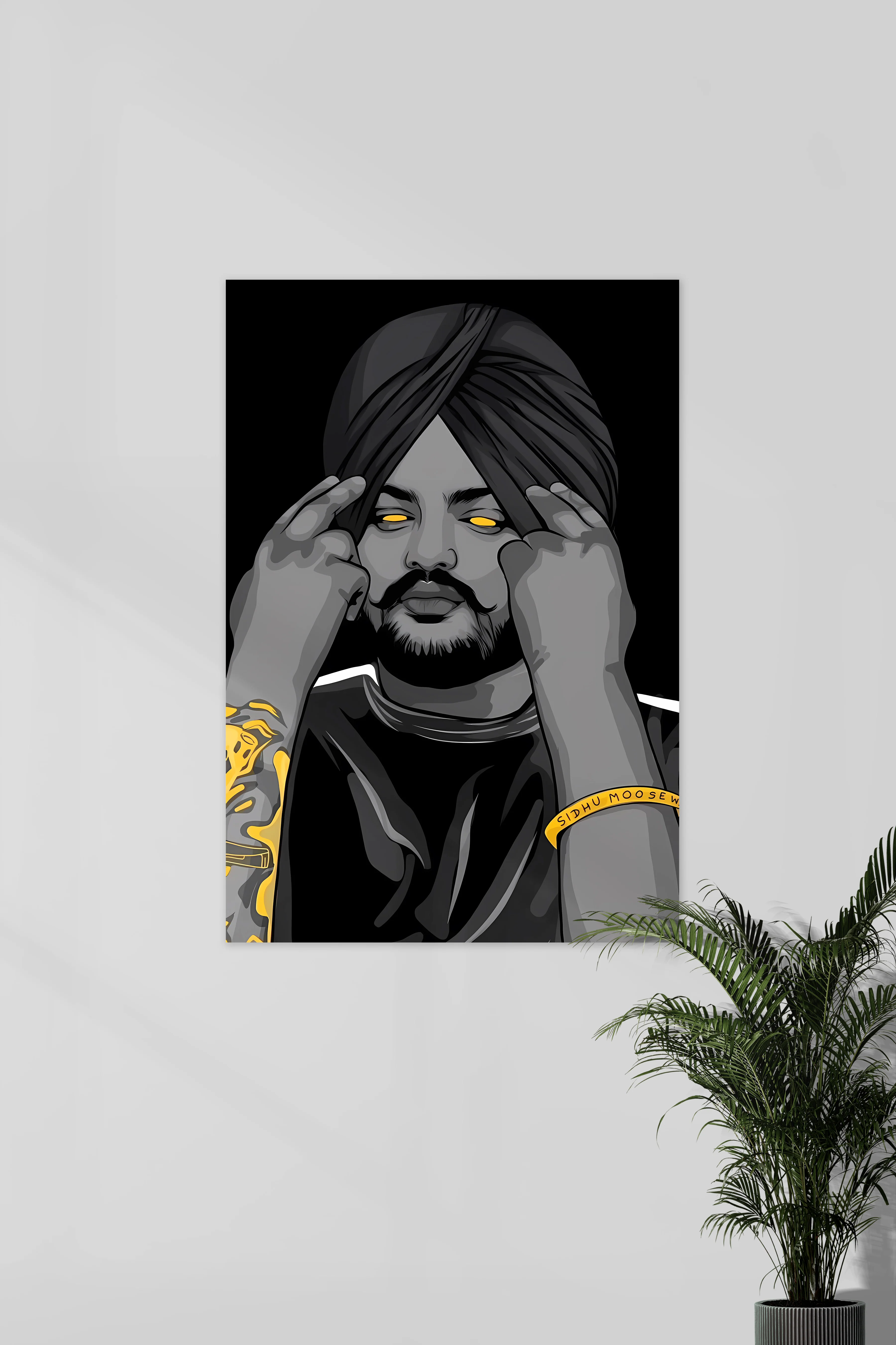 SIDHU MOOSE WALA | SIDHU Vector Art #02 | Music Artist Poster