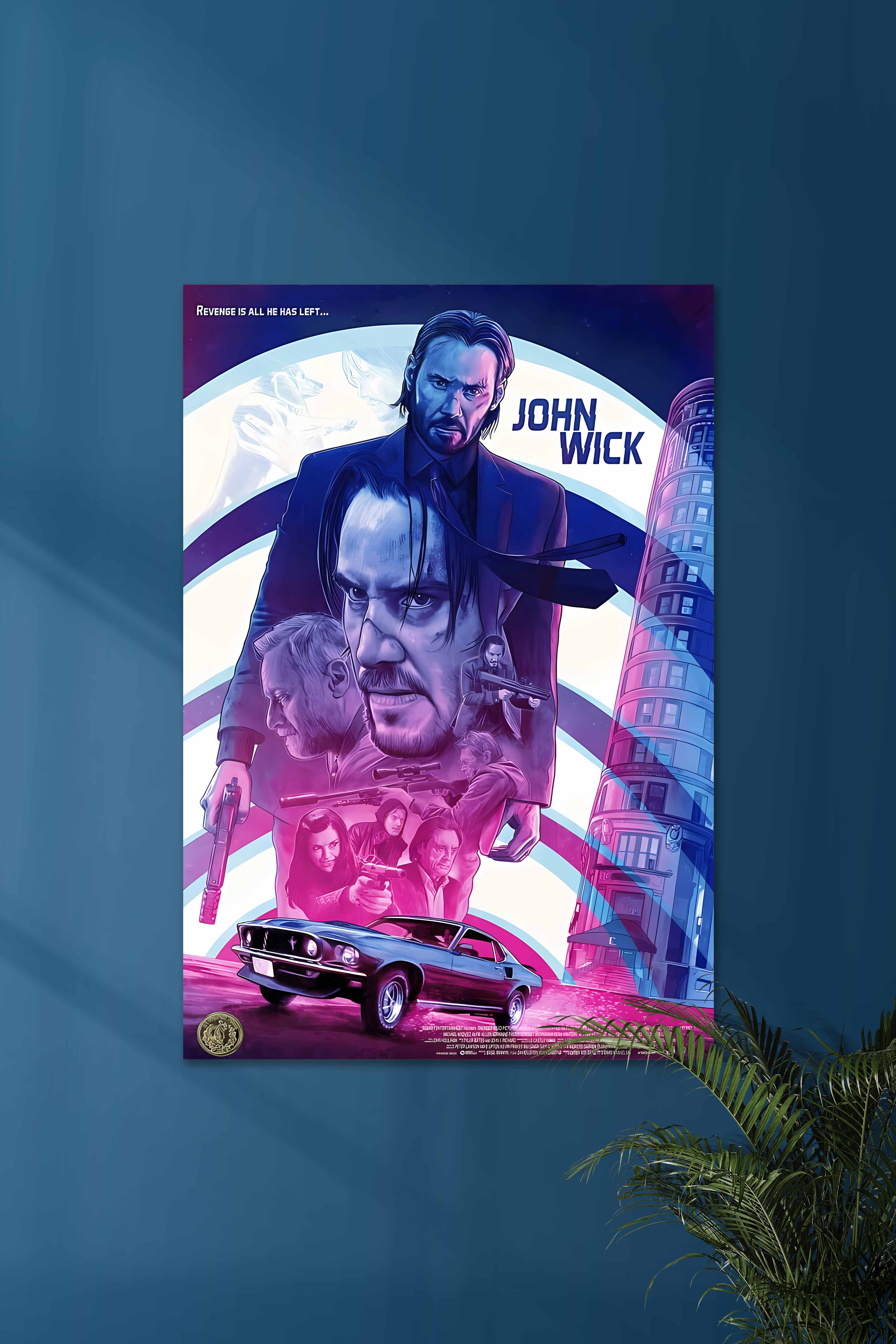 REVENGE IS ALL HE HAS LEFT | JOHN WICK #01 | Movie Poster