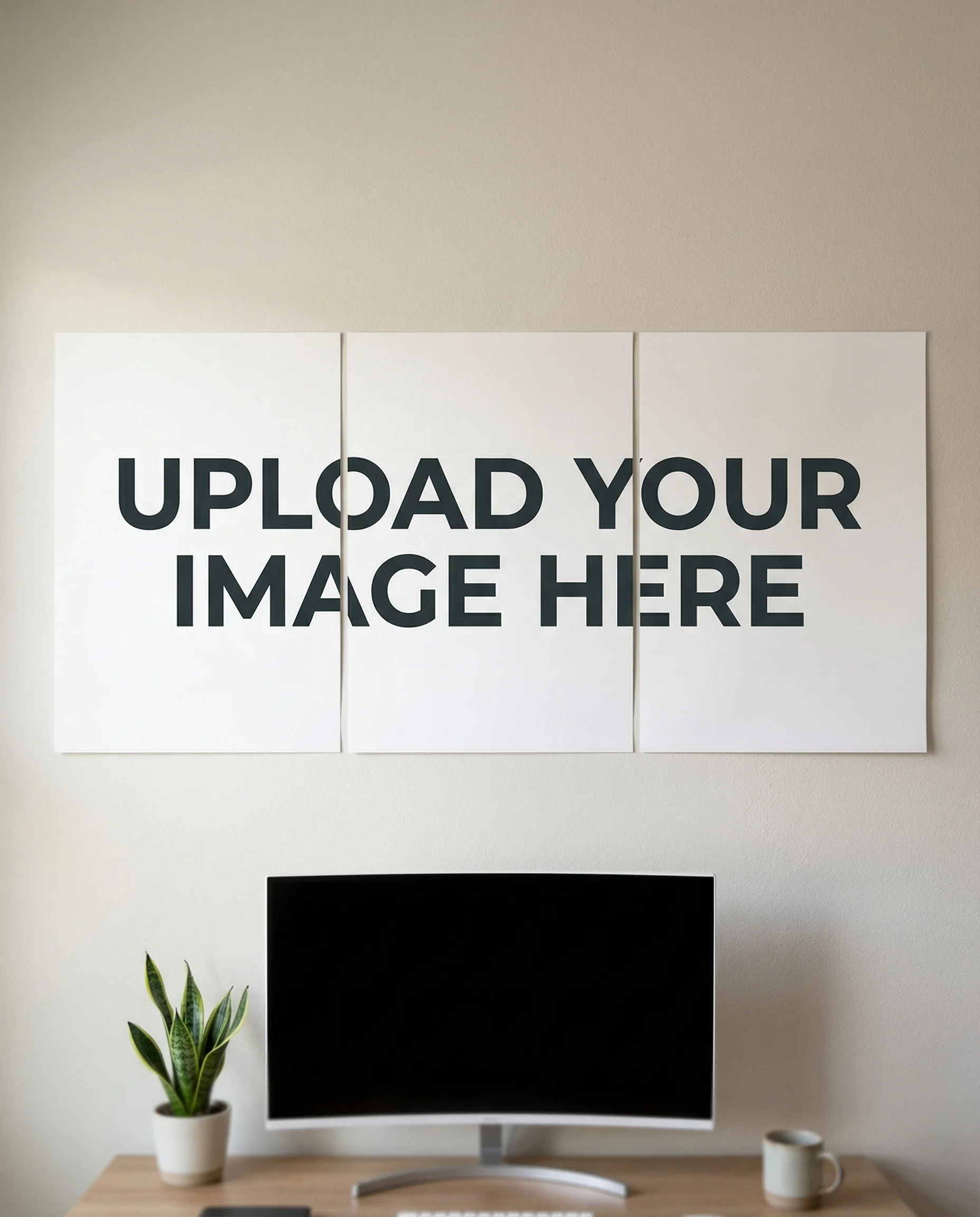 Customize Your Wall Three Piece Split Art Set