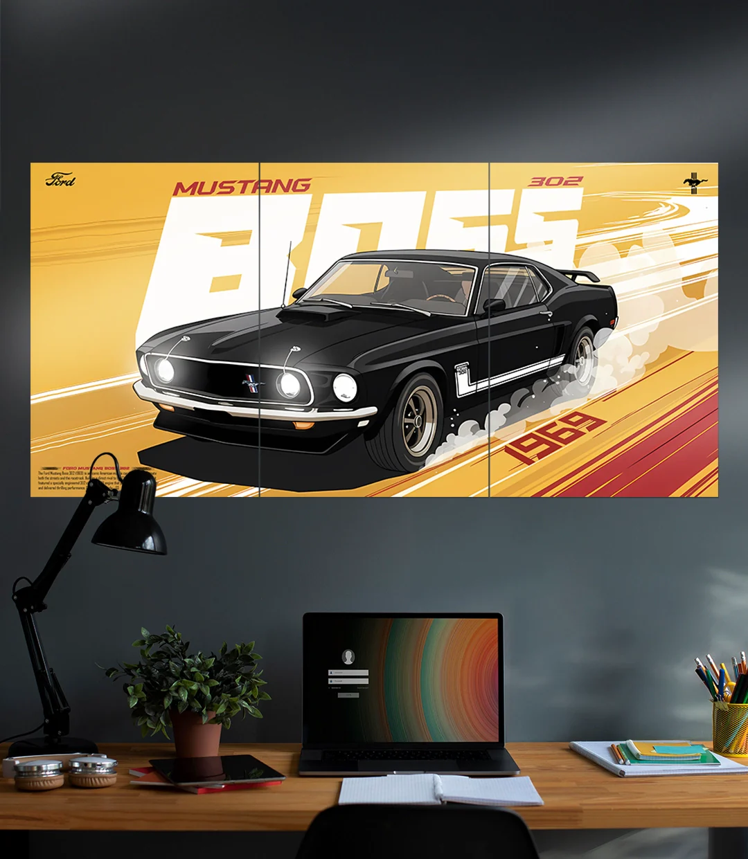 Ford Mustang Boss 302 | Car Set | 3 Piece Set - Image 2