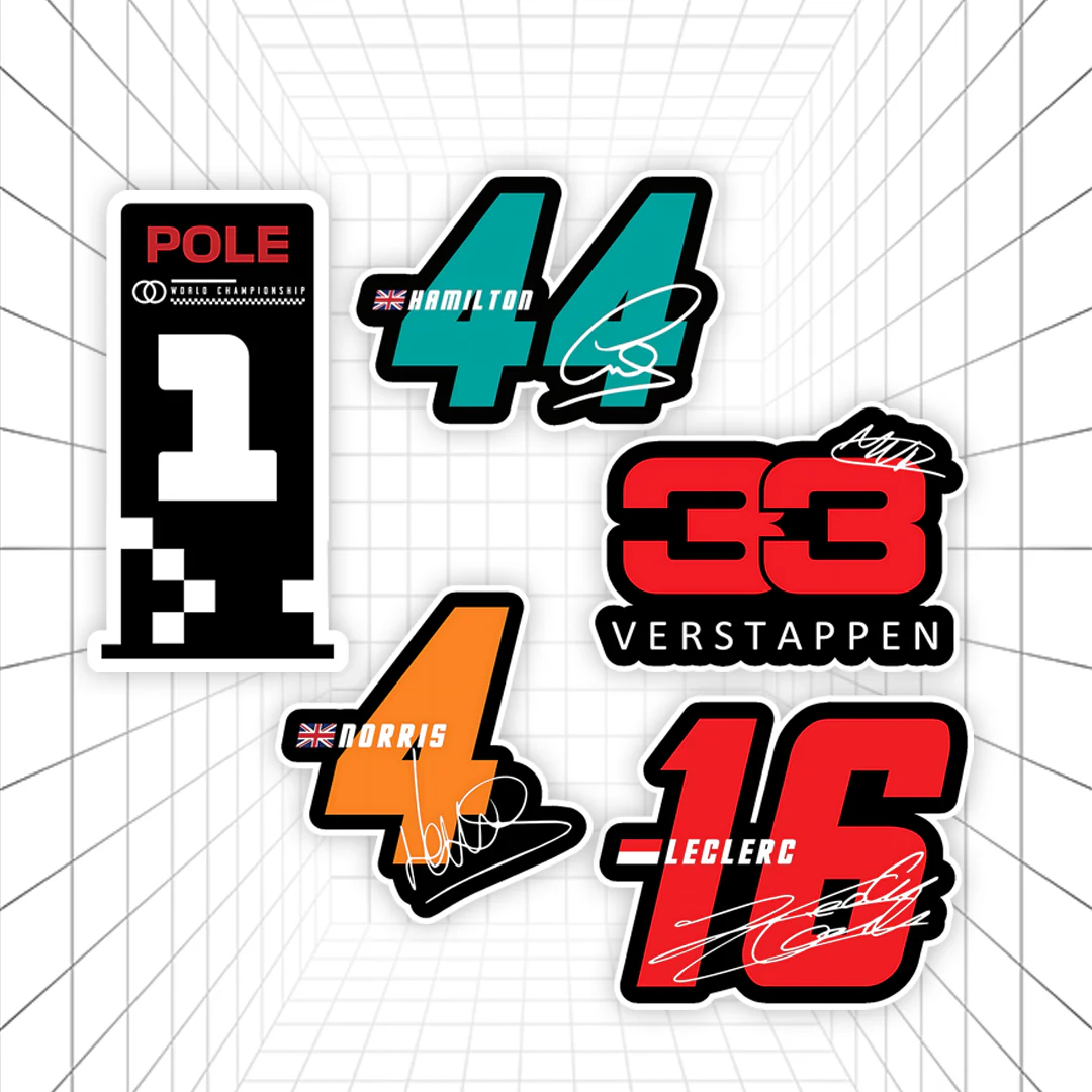 Formula 1 #01 | Stickerized | 5 Stickers