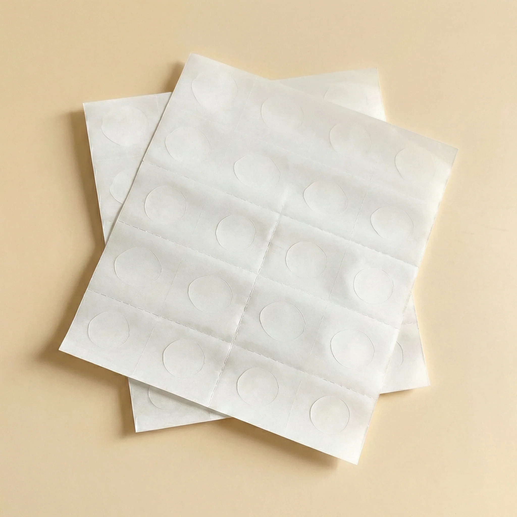 Glue Dots 100 Clear Adhesive Dots | Double Sided Mounting Stickers