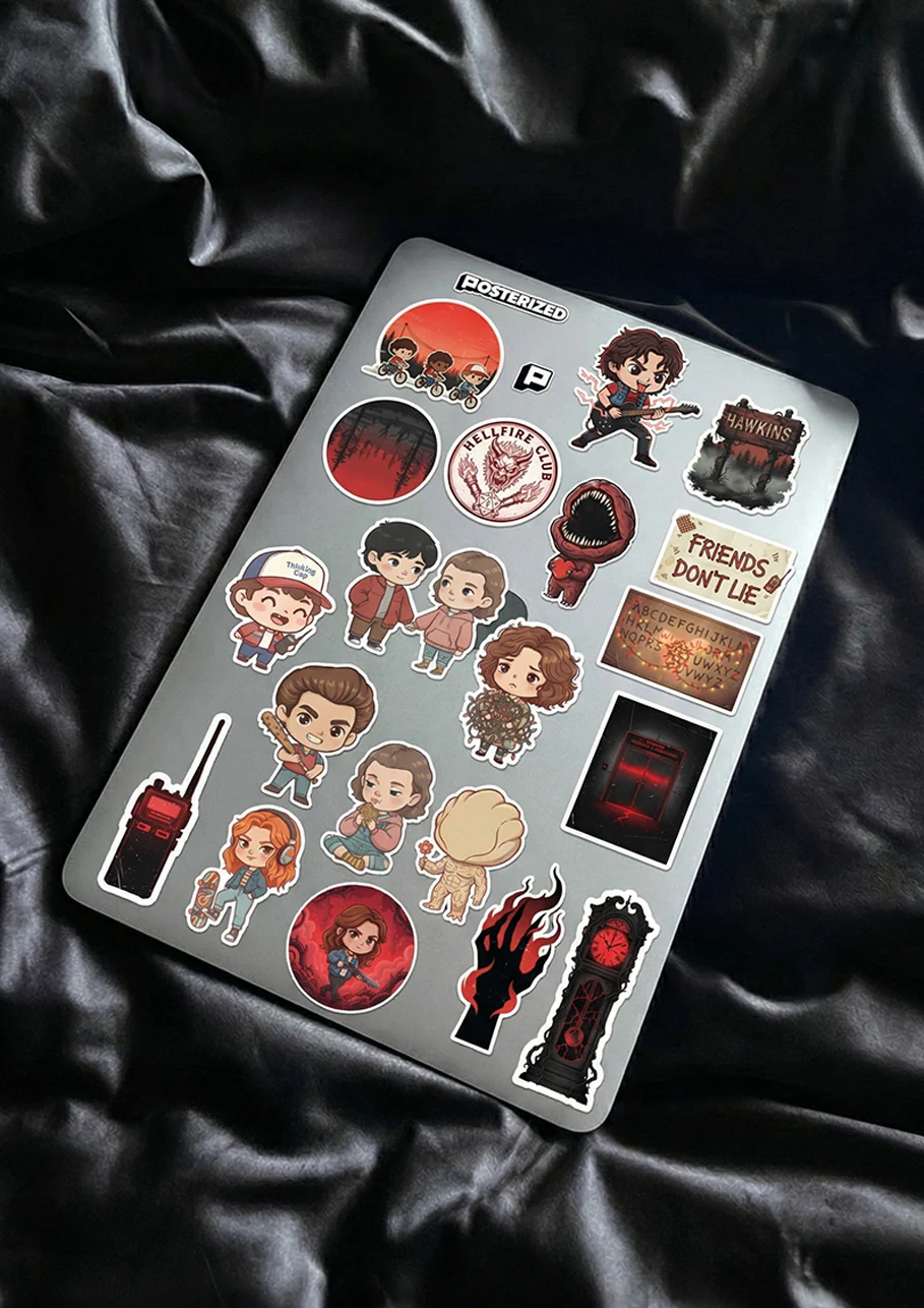 Hawkins Universe Aesthetic Sticker Pack (20 Pieces) | Stickerized