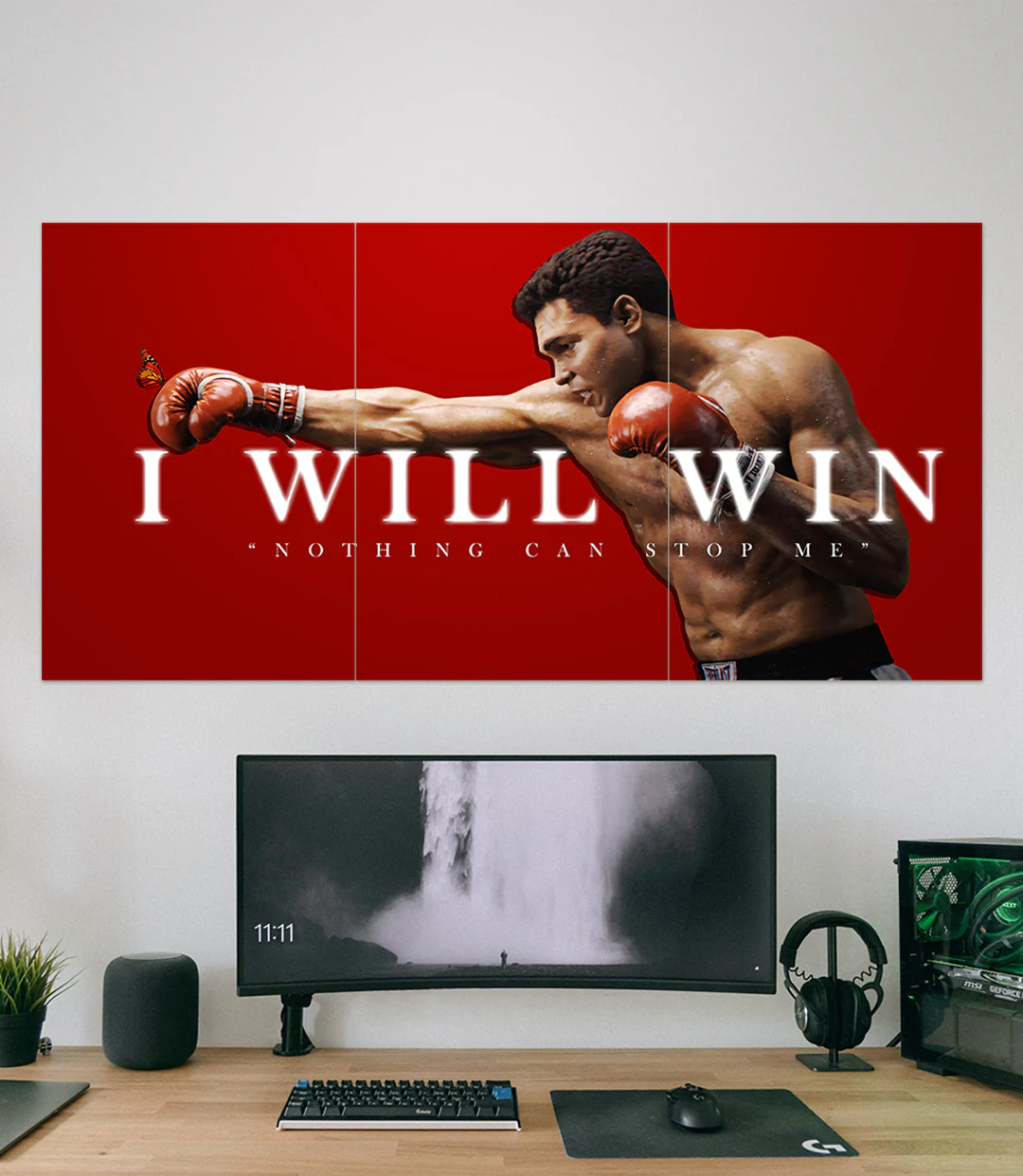 I Will Win | Muhammad Ali | 3 Piece Set