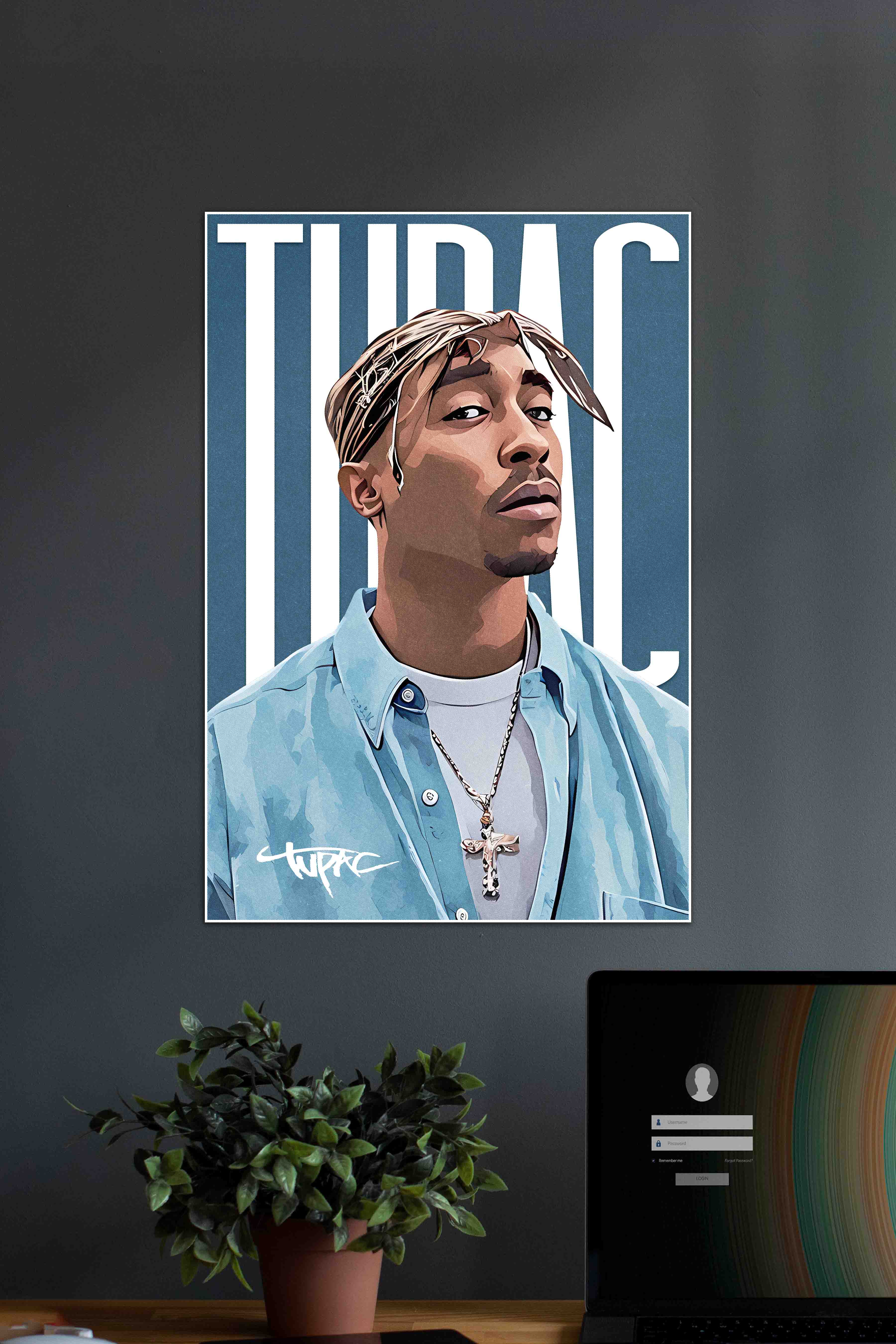 TUPAC | Tupac Shakur Vector Art | Music Artist Poster