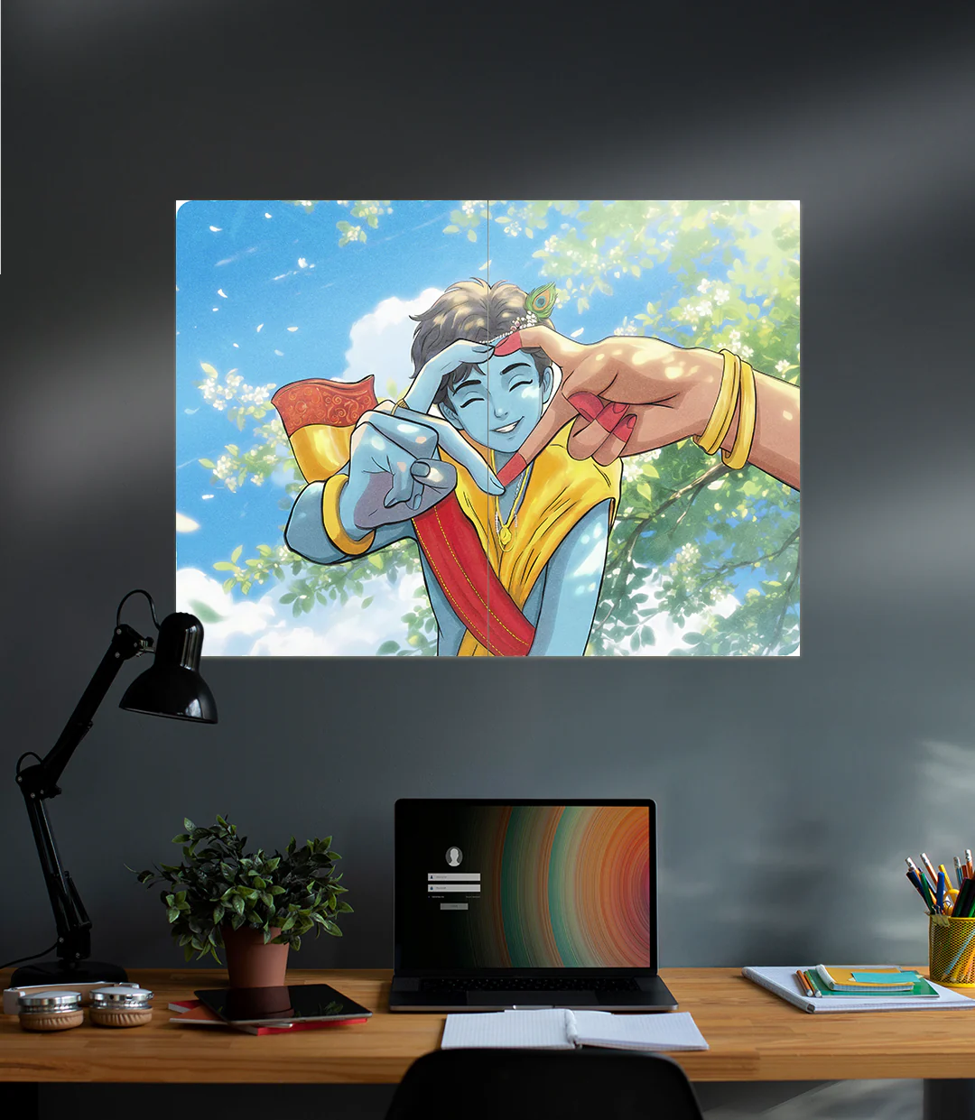 Krishna | Divine Love | 2 Piece Set - Image 2