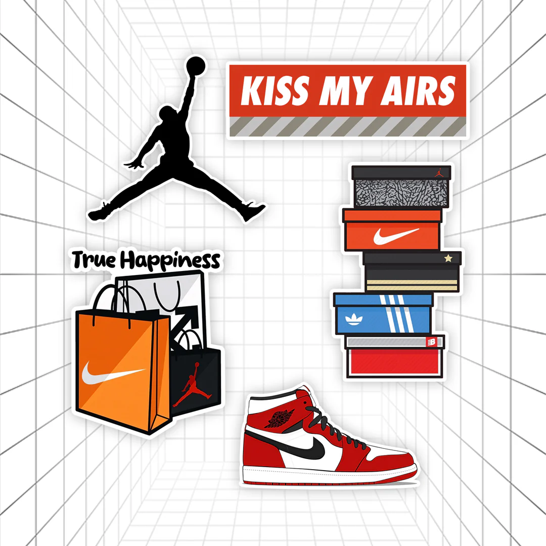 Nike Sneaker Sticker Pack #01 | Stickerized | 5 Stickers