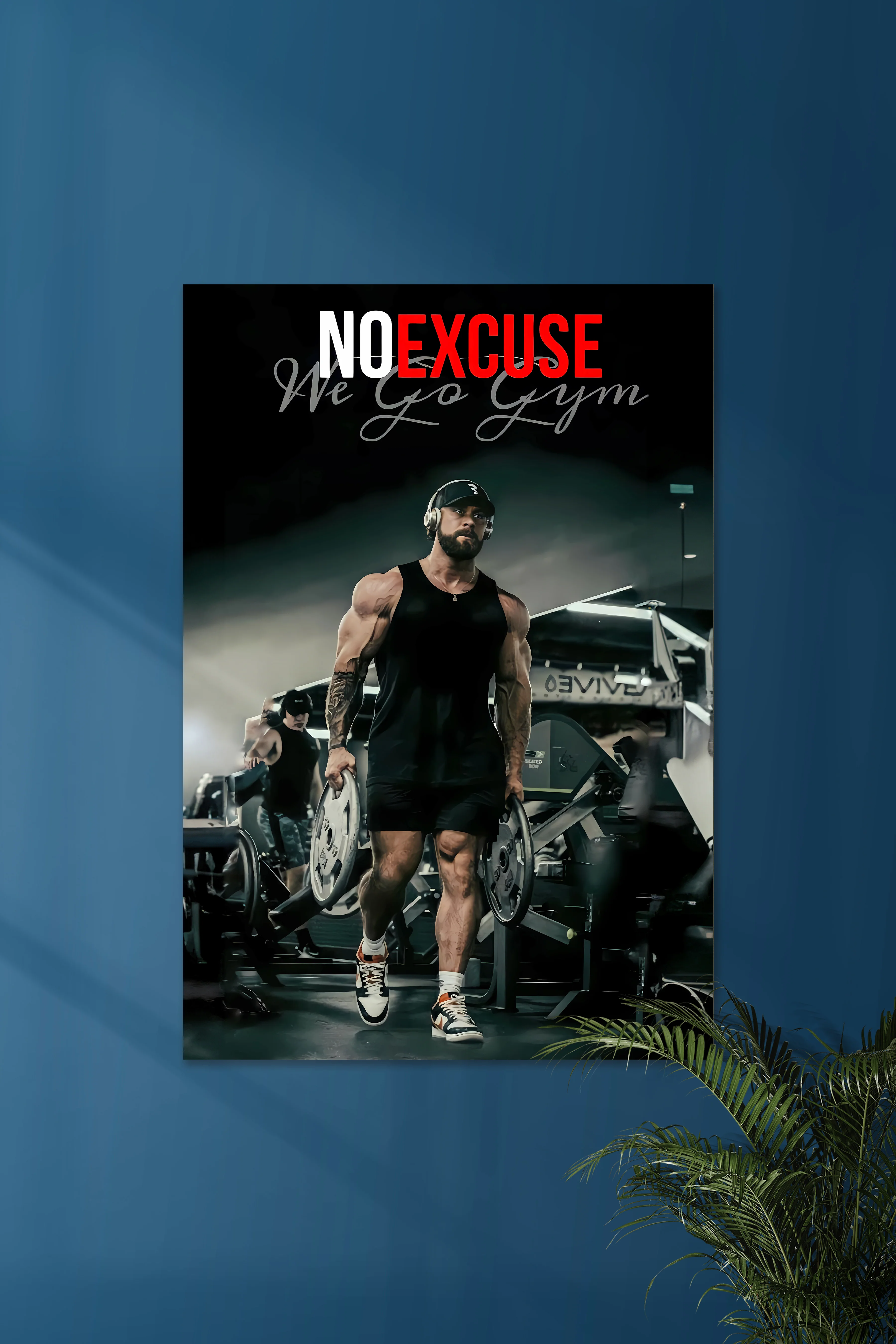 No Excuse | Gym | Motivation Poster
