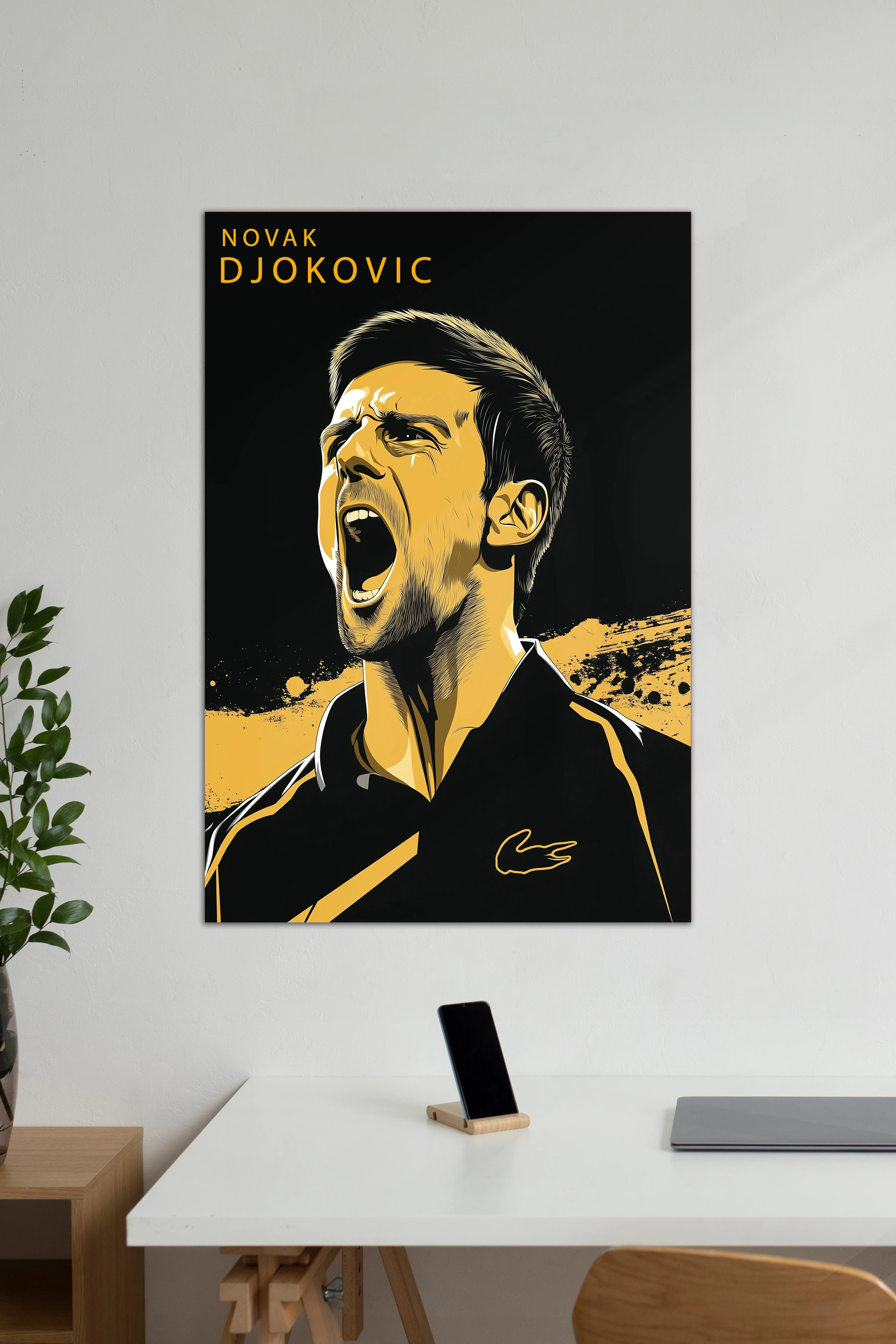 NOVAK DJOKOVIC | TENNIS PLAYER | TENNIS POSTER.
