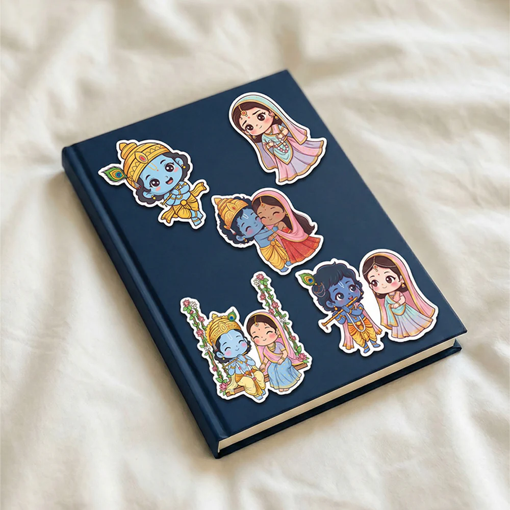 RadhaKrishna Stickers #01 | Stickerized | 5 Stickers