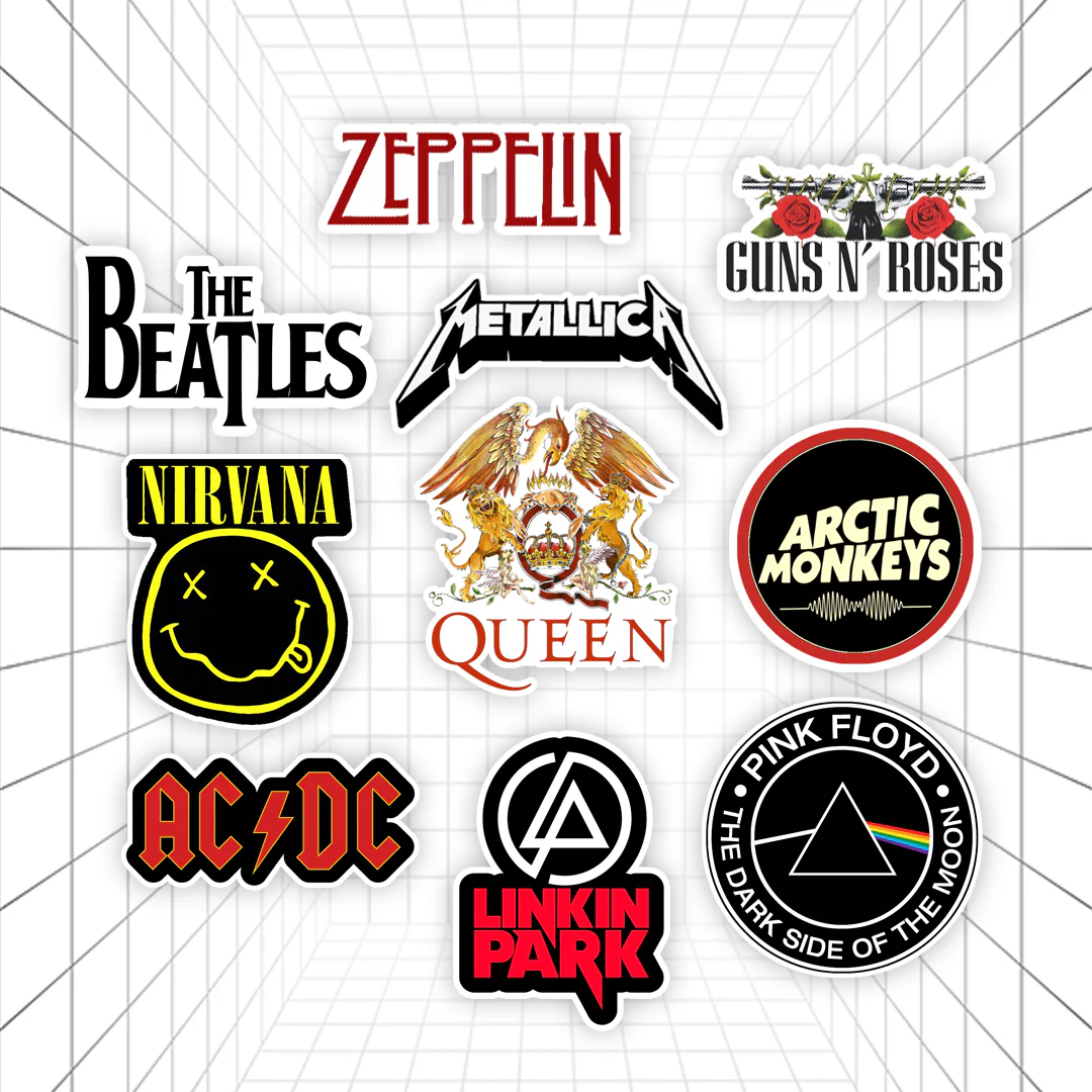 Rock Band Stickers #01 | Stickerized | 10 Stickers - Image 2