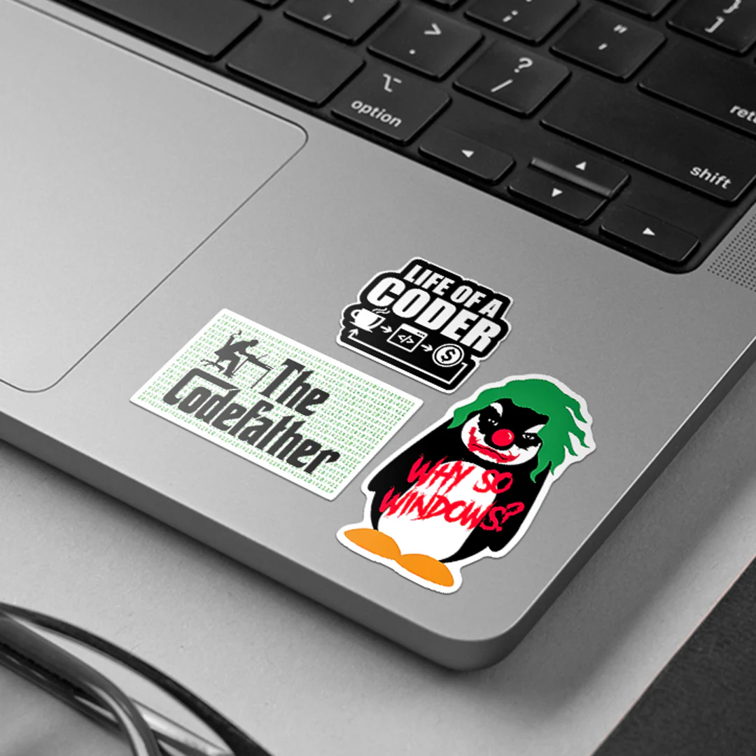 Stickerized Combo Pack – Hustler & Coder Edition (20 Pieces) - Image 3