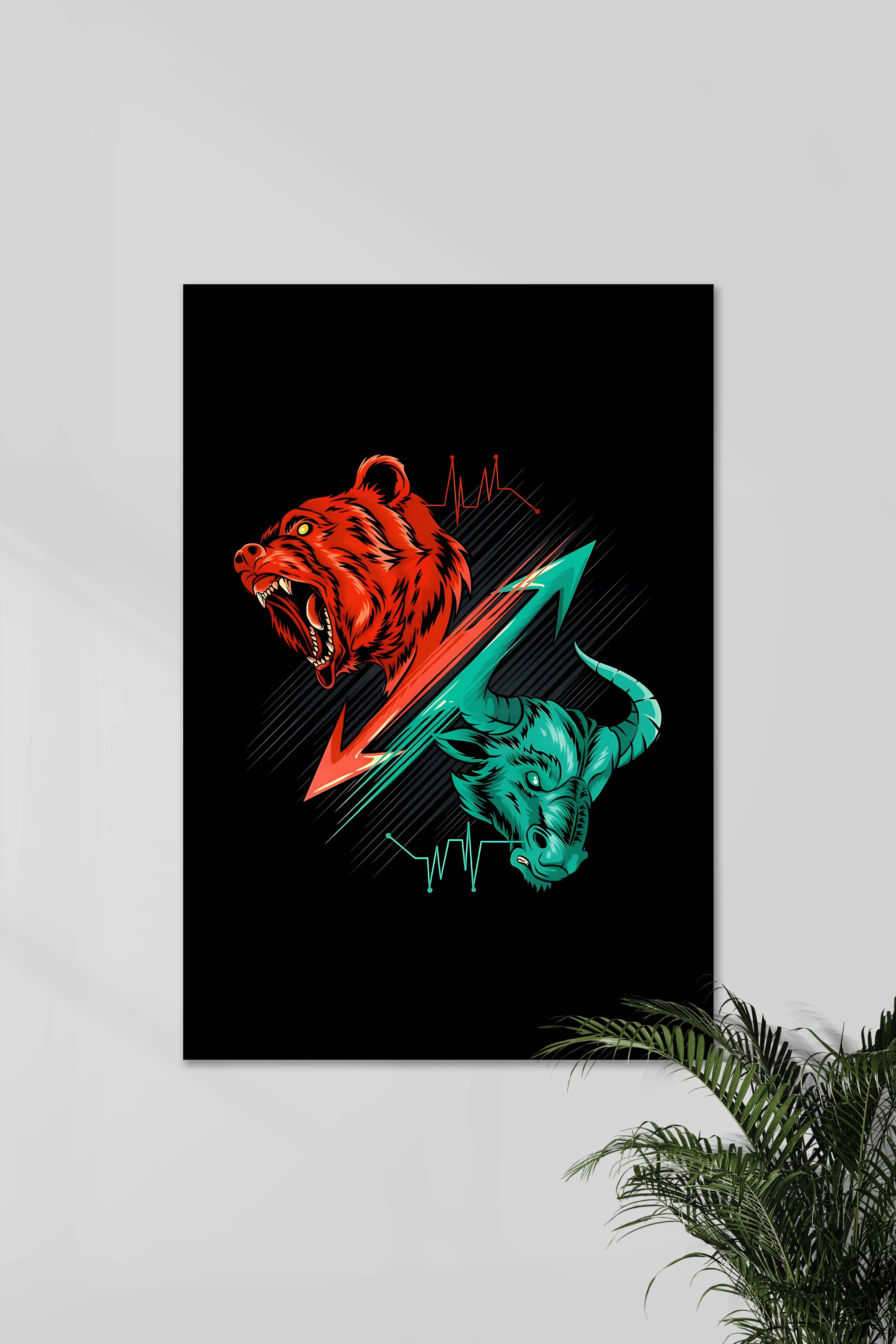 BEAR Vs BULL | Stock Market Poster