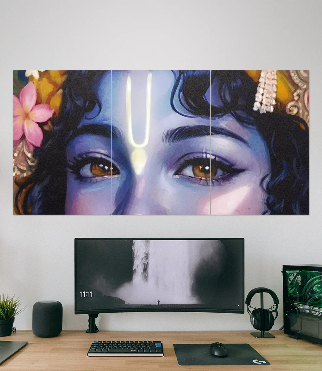 The Divine Vision | Krishna | Devotional | 3 Piece Set