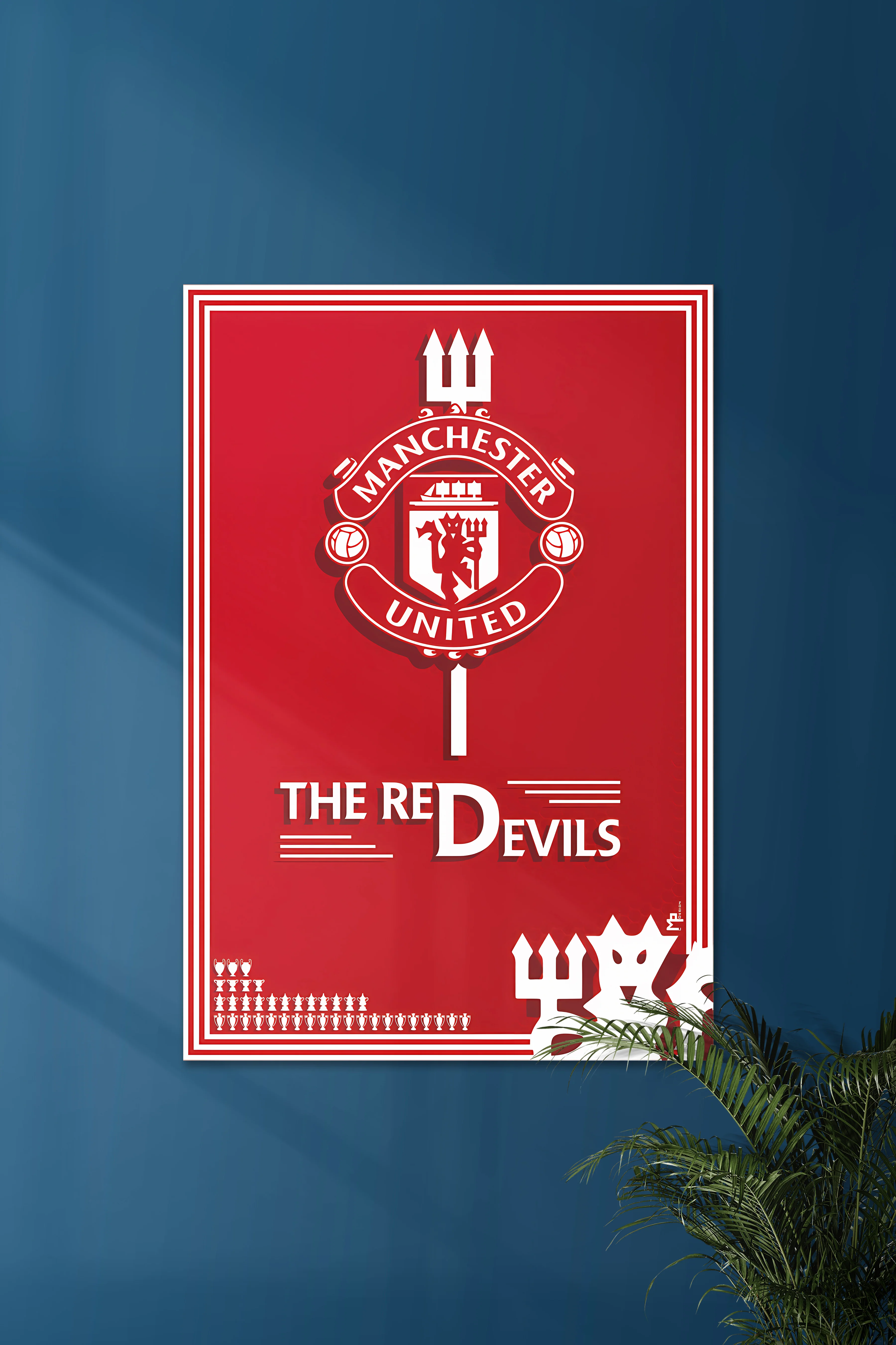 THE RED EVILS | MANCHESTER UNITED | FootBall Poster